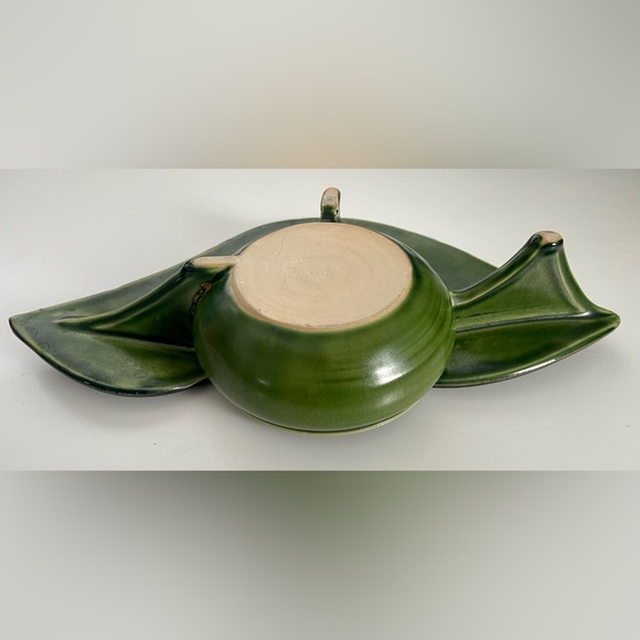 Peter Jansons Pottery PEI Canada Hand Thrown Ikebana Flower Vase Signed - Picture 9 of 11